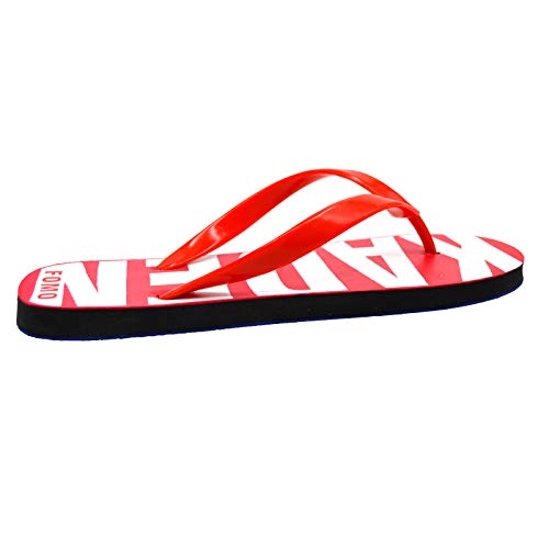Image of POLITA Mens Red Kaden Flip Flops & Slippers