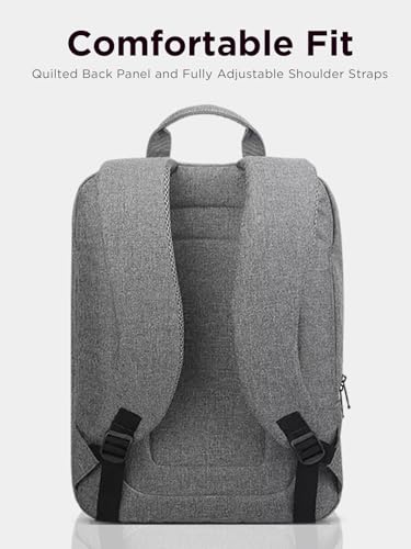Image of Lenovo Casual Laptop Backpack B210 - 15.6 inch - Padded Laptop /Tablet Compartment - Durable and Water-Repellent Fabric - Lightweight - Grey