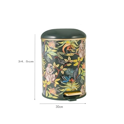 Caneca de basura moderna gran capacidad con pedal miniatura 2