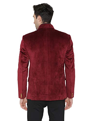 Image of WINTAGE Men's Velvet Grandad Collar Blazer