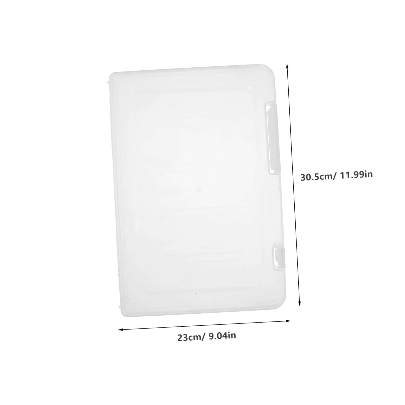 NOLITOY Archivadores de Caja A4 Portátiles, 4 Piezas, Pp Blanco