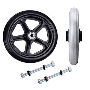 2 stuks rolstoelen zwenkwielen vervangende wielen voorste zwenkwielen montage voor rolstoelen, rollators, rollators, 2…