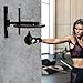 SHOUMANUAL Speed Bag Platform, 24 Inch Wooden Swiveling Boxing Training Speed Bag Platform with Adjustable Height Wall Mount Professional Fitness Ball Boxing Reaction Training Kit for Home Fitness