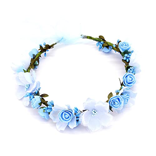 Flower Wreath, Garland Headpiece, Simulation Flower Crown Headband