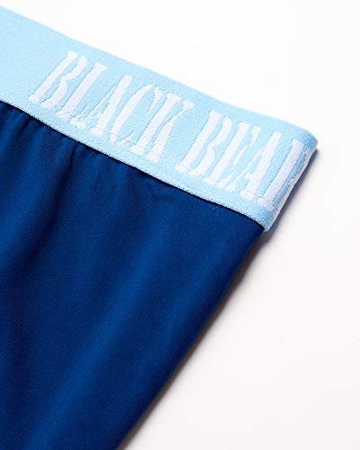 Black Bear Boys' Thermal Underwear Set - 4 Piece Performance Base Layer Long Sleeve T-Shirt And Long Johns Set, Size Medium, Navy/Light Blue #TOP3