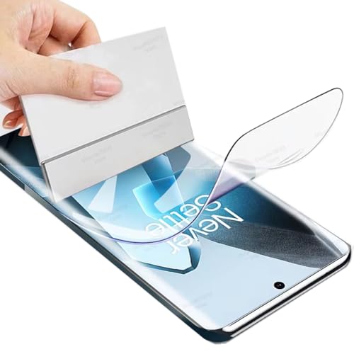 Renwox 2 Película Hidrogel de alta Sensibilidad para Oppo A5 Pro 5G 6.7' Protector de Pantalla Transparente Flexible a Prueba de Explosiones Desbloquear la Película Hidráulica