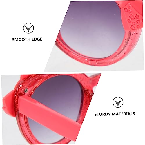 Amosfun 3 Pares De Óculos De Sol Infantis Com Laço De Tinta Para Meninas Óculos De Sol Para Crianças