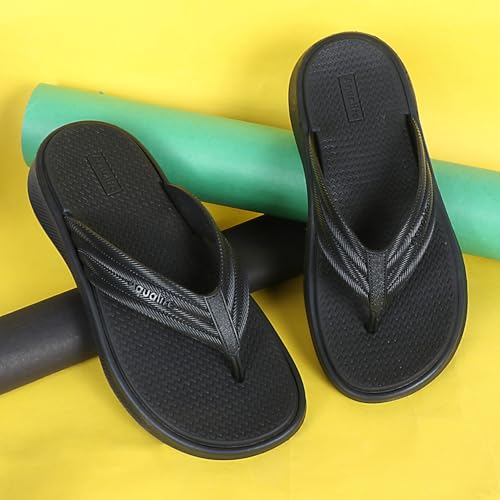 Image of Aqualite NEO-276 Men Slide Slippers with Comfotable EVA Sole Slip-On Flat Flip Flops, Sliders, Chappal & Comfort Insole Slipper for Men
