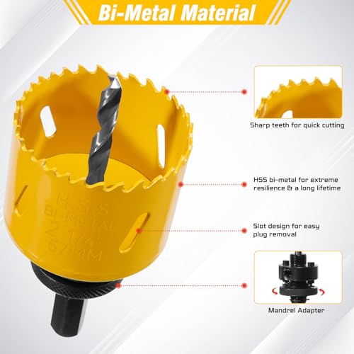 KATA M42 Bi-Metal Hole Saw Kit