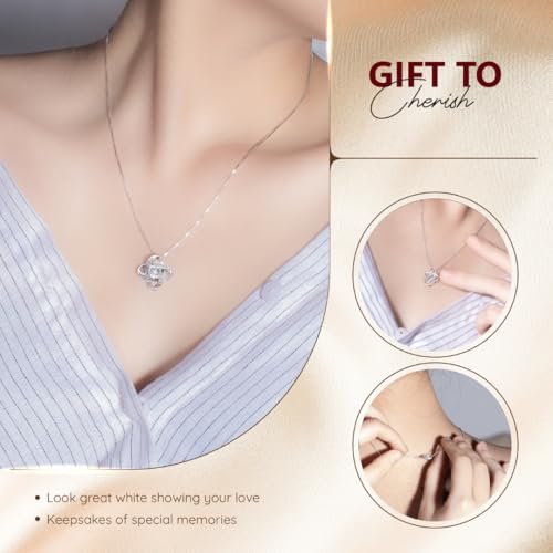 Perfect-Present-for-Daughter-from-Mom-Sterling-Silver-Heart-Pendant-with-Sentimental-Message-Card-Jewelry-Gift-for-Daughters-Birthday-Graduation-Christmas-Elegant-Ready-to-Gift-Box