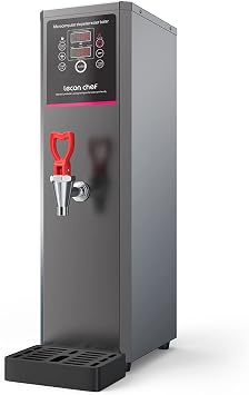 Water Boiler Electric Commercial Hot Water Dispenser Black 15L | Countertop, with Filter, Automatic, 1500W Fast Heating, for Restaurant, Home, Office