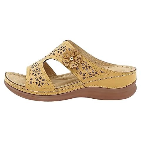 Rikay Orthopaedic Sandals With Arch Support for Women UK Orthopaedic Sandals with Arch Support Orthopaedic Sandals with Plantar Fasciitis Walking Sandals Womens Plus Size 5 6 7 8 Cover