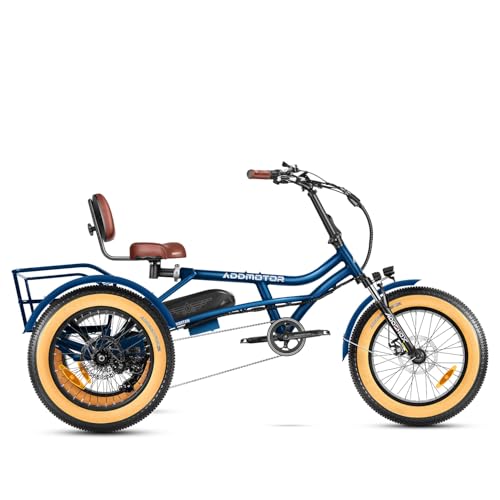ADDMOTOR ARISETAN Electric Trike for Adults, 750W Rear Motor Electric