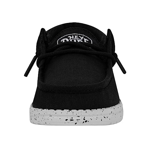 Hey Dude Wally Youth Slub Canvas | Youth Loafers | Kids Slip On Shoes | Comfortable & Light-Weight4