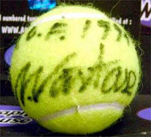 Autograph Warehouse 388064 Ilie Nastase Autographed Tennis Ball Inscribed HOF 1994