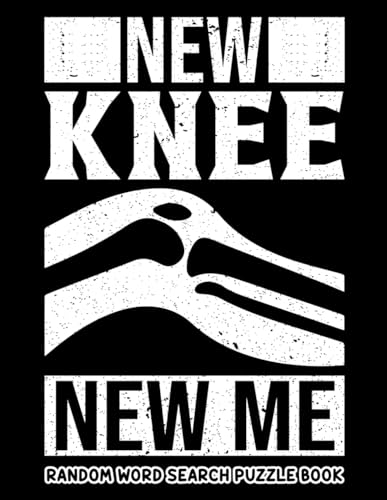 New Knee New Me Knee Surgery Recovery Word Search Activity Book: Post Surgery Gifts for After Knee Surgery, Knee Replacement Gifts Funny for Men, Women, and Teens for Stress Relief & Mood Lifting image 2