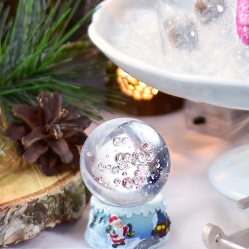 uxcell 80mm/3.1" Crystal Sphere Ball Glass Solid Decorative Sphere Crystal Ball Prop Ornament for Feng Shui Divination Fortune Telling Tabletop Fountain Decoration, Clear by uxcell - Used condition - Image 5