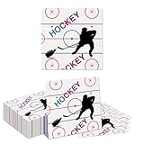 Auroriel 40 Stück Hockey Party Servietten Einweg Papierservietten Sport Kinder Geburtstag Eishockey Themen Feier Tischdeko