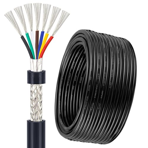 Cable apantallado de cobre estañado multicore UL2464 de 30 AWG para control y datos