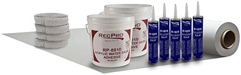 RecPro Superflex RV Rubber Roof Kit | 8.5' Wide | 8010 | 1021 | Butyl (30 ft)