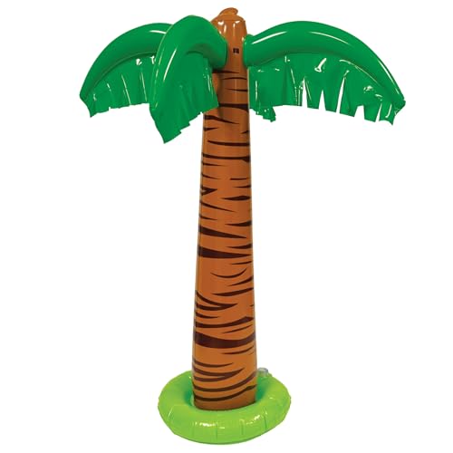 Inflatable Palm Tree, 34-Inch - Multicolor (Pack of 1)