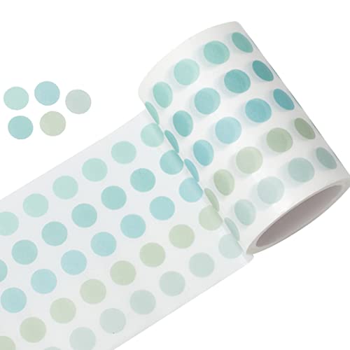 YUBBAEX Morandi 5/16" Dot Washi Tape Round Stickers 1250 Dots