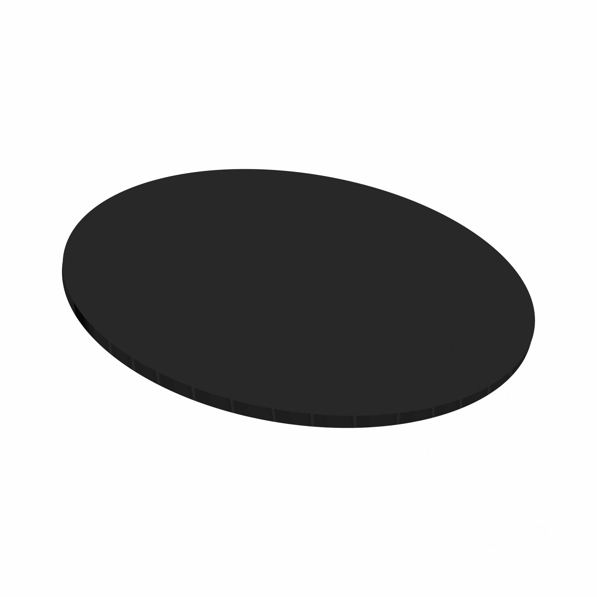 Simply Making 5mm Black Round Matt Masonite Board-10 (25.4cm)
