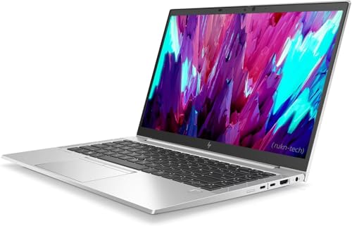 HP Elitebook 845 G8 Win11 Pro laptop, 14 inch FHD (1920 x 1080) display, AMD Ryzen 5 Pro 5650U 6-Core, 8 GB RAM, 256 GB SSD, US QWERTY toetsenbord (vernieuwd) - Afbeelding 3