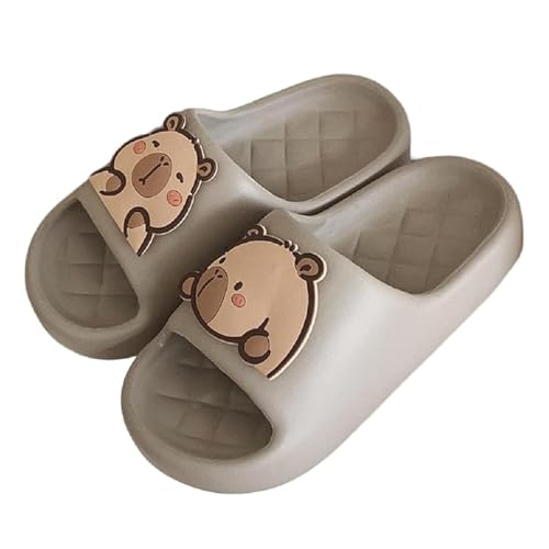 Capybara Slippers, Summer Cute Cartoon Animal Travel Sandals, Super Soft Slip On Thick Shoes