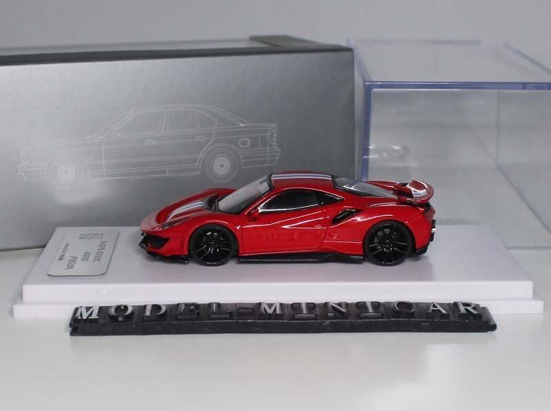 ミニカー Ferrari 488 Pista by Novitec Novitec Ferrari 488 Pista (Ice Blue)IVY1812-IB2 49/66 •Ivy