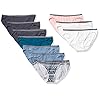 Hanes-Womens-Breathable-Cotton-Stretch-Bikini-10-Pack Hanes Women's Stretch Panties, Moisture-Wicking Cotton Underwear, 10-Pack (Colors May Vary), Multicolor, 5