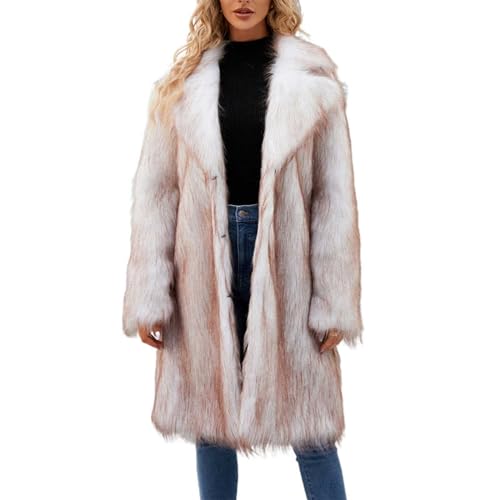 Manteau imprimé en fausse peau idéal pour les sorties d'hiver