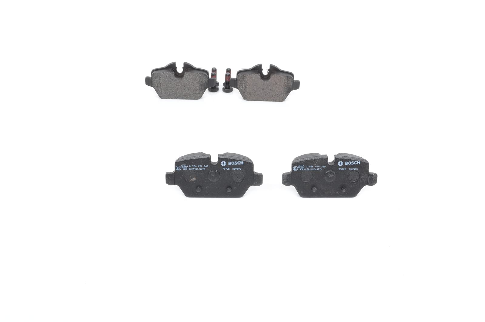 Bosch BP1181 - Plaquettes de Frein Arrière pour Voiture - Jeu de 4