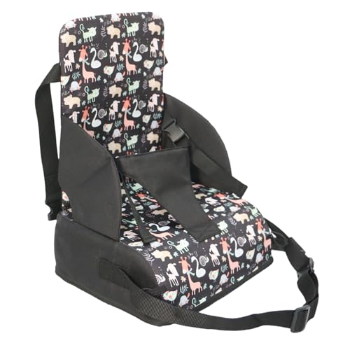 Cojín de asiento - Niños de almohadilla de refuerzo, almohada de comedor para niños pequeños | Altura Aumento del soporte del cojín, hebilla de correa para la silla infantil, asiento de alimentación p