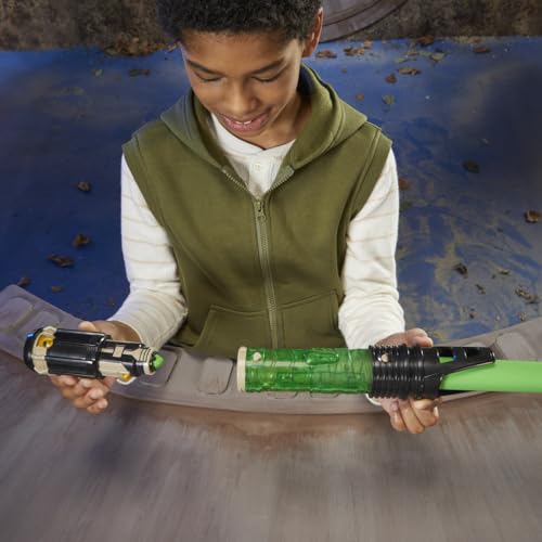Star Wars Lightsaber Forge Núcleo Kyber Luke Skywalker - Sabre Extensível e Portátil