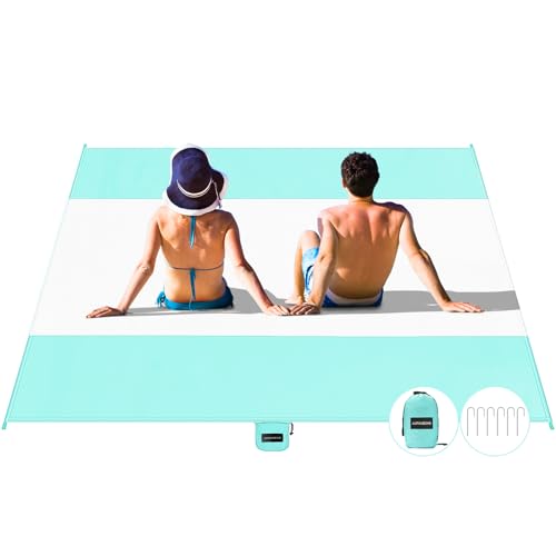 AlphaBeing Beach Blanket Waterproof Sandproof Quick Drying Outdoor Picnic Mat Beach Accessories for Travel, Camping, Hiking