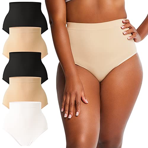 INNERSY Bauchweg Unterhose Damen High Waist Kaiserschlüpfer Weich...