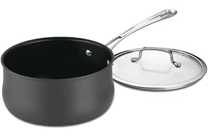 Cuisinart 3 Qt Saucepan with Lid | Nonstick & Scratch Resistant |...