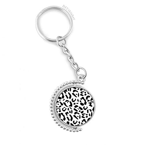 Llavero giratorio de leopardo accesorio anillo Pilgrim para llaves