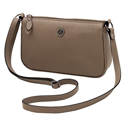 Bolsa Feminina Couro Legítimo Transversal Mariart 2030 (New Fendi)