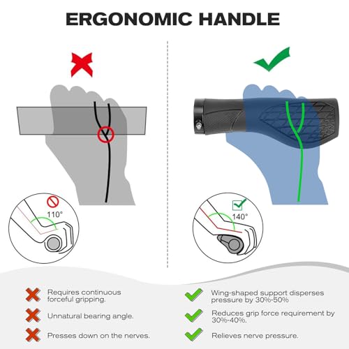 GXCROR Dual-Density Silicone Grips