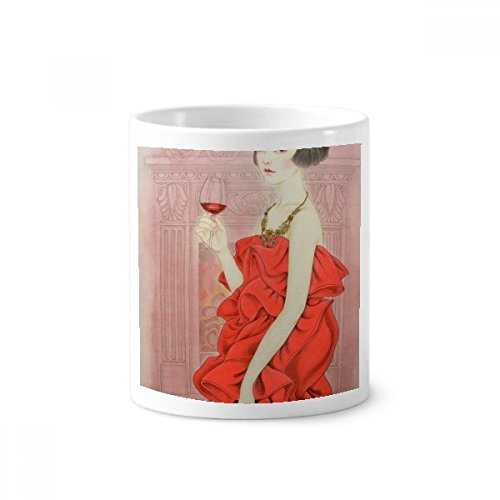 Peinture chinoise céramique mug blanc de 350 ml parfait comme pot à pinceaux