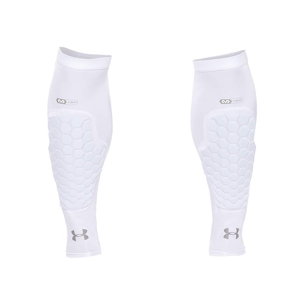 Under Armour Manchon Gameday Pro Baskeball unisexe pour adulte, blanc, taille M