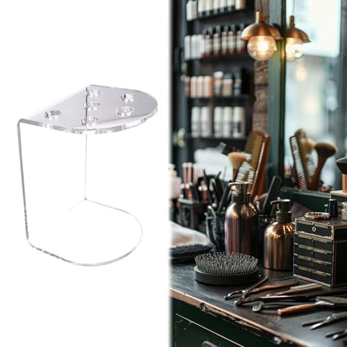 Garende Organizador de Tesouras em Acrílico com 6 Furos para Ferramentas de Cabeleireiro