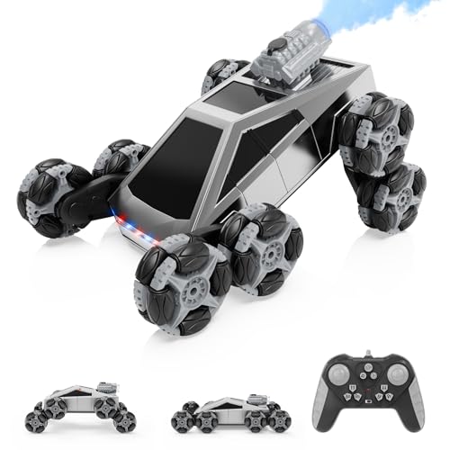 UFOLED 8 Wheel RC Stunt Car with Gesture Control, Spray