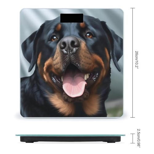 Báscula digital para baño Rottweiler Dogs Tongue Head miniatura 2