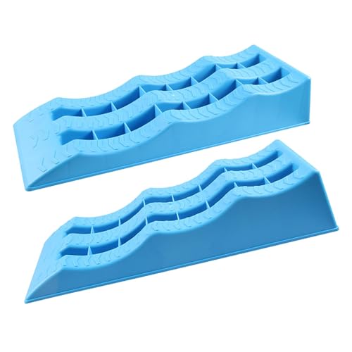 FJMQHU Set of 2 Leveling Ramps for Motorhomes, Practical Cushion for