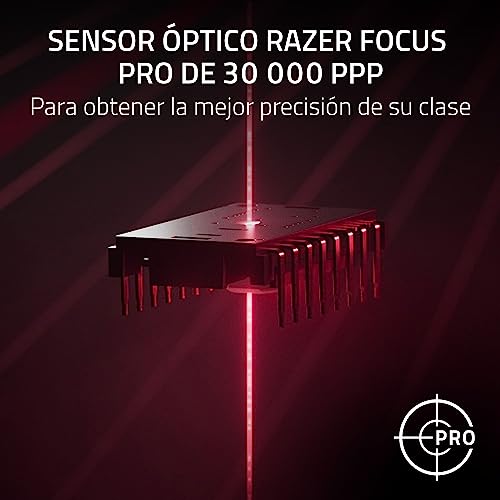 Cobra Pro - Mouse da gioco wireless personalizzabile Chroma RGB (10 controlli personalizzabili, illuminazione cromatica a 11 zone, sensore ottico Focus Pro 30K, HyperSpeed Wireless) Nero - Mouse gaming - Immagine 6