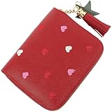 Healeved Damen Geldbörse mit Cartoon Motiv Kleines Kartenetui aus Robustem Pu Leder Kompakte Münz und Portemonnaie Tasche für Reise und Alltag