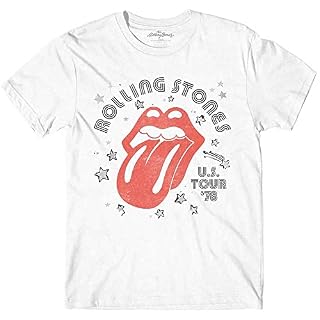 The Rolling Stones Aero Tongue Officiel T-Shirt Hommes Unisexe - Les Beatles, Paul McCartney, John Lennon, RIngo Starr, George Harrison
